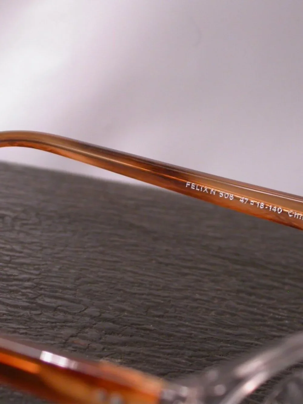 Warby Parker Felix N Crystal Clear Tortoise Eyeglasses Frames